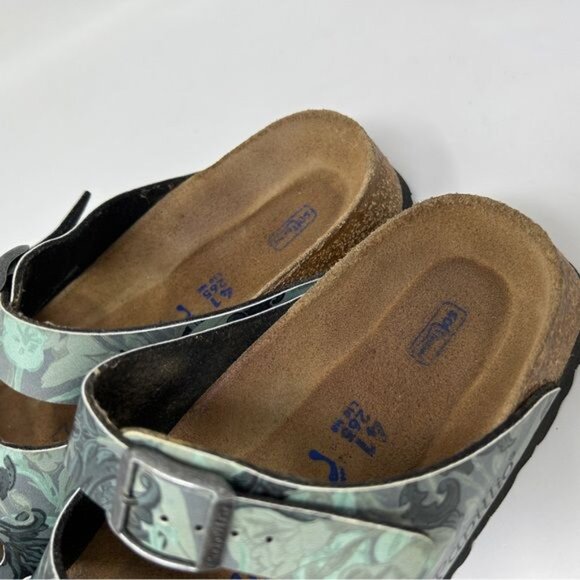 Birkenstock papillio Florida Soft Footbed Birko Flor Col :Damask Petrol main image 5